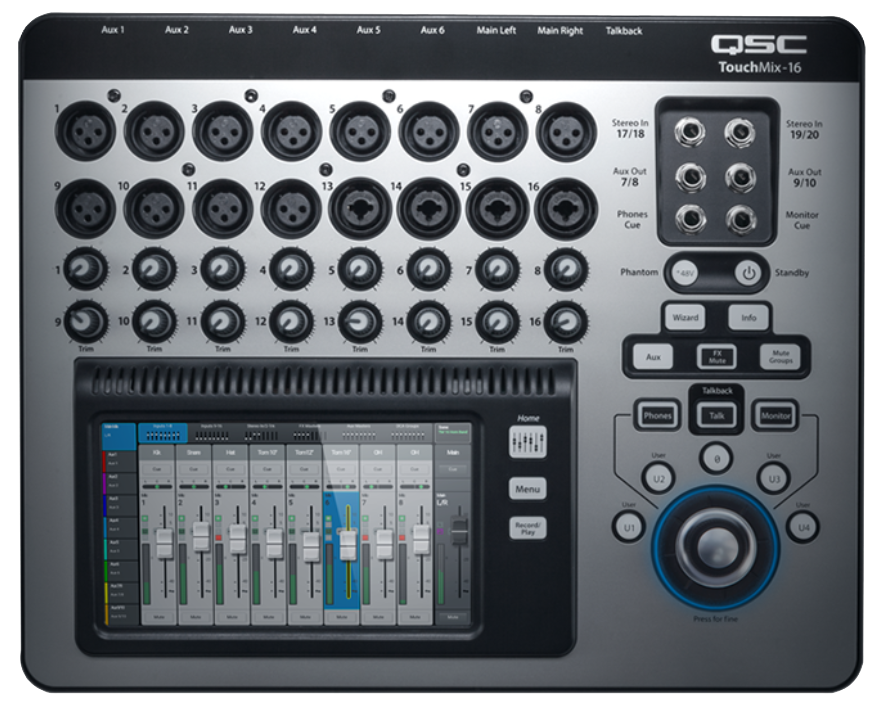 QSC TouchMix-16 22-Channel Compact Digital Mixer