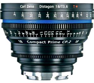 Carl Zeiss CP.2 cp2 18mm T3.6 PL動画シネマレンズ Used ZEISS CP.2 18mm T3.6 - PL Fit | MPB
