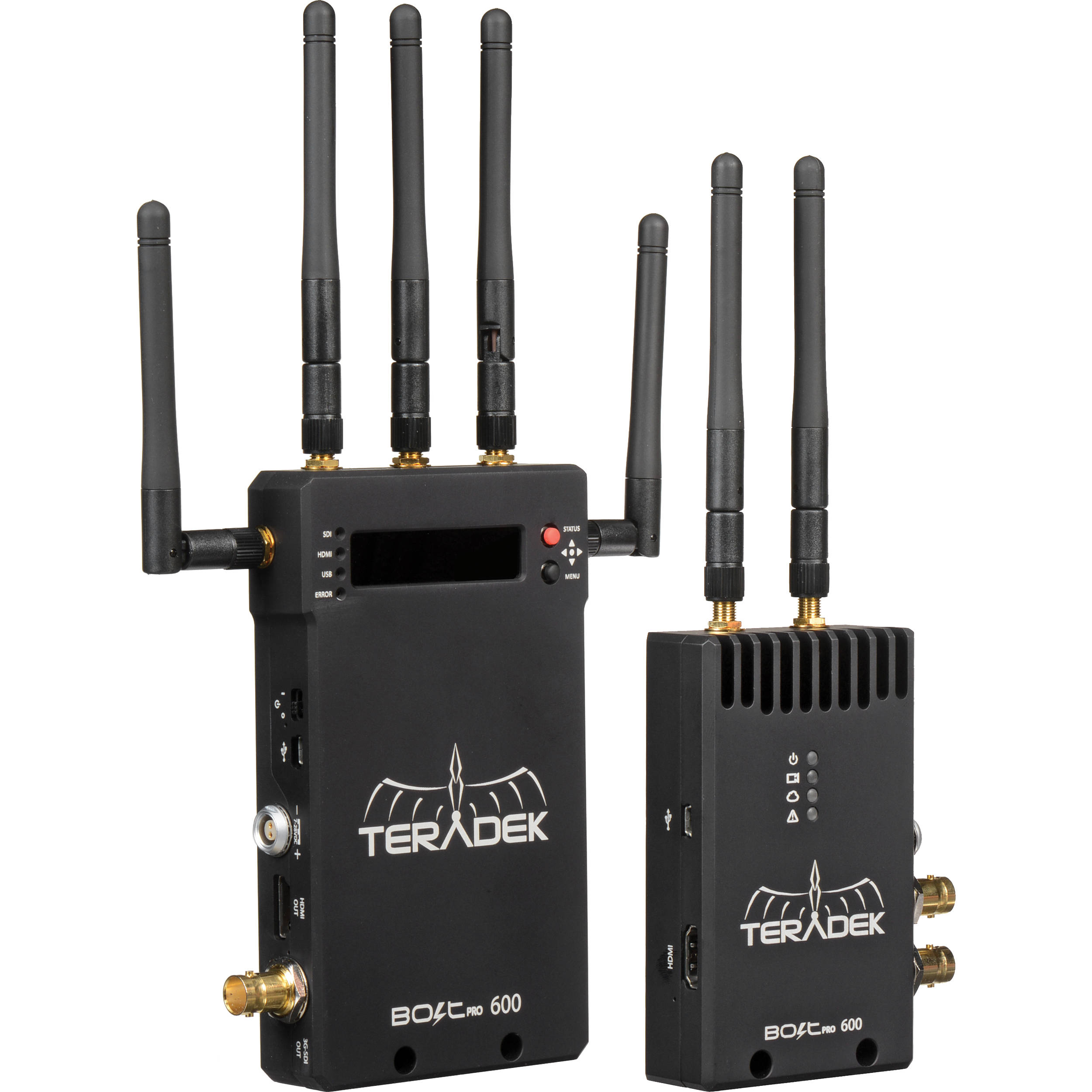 TERADEK bolt Pro 600 Wireless HD-SDI / HDMI Dual Transmitter / Receiver Set