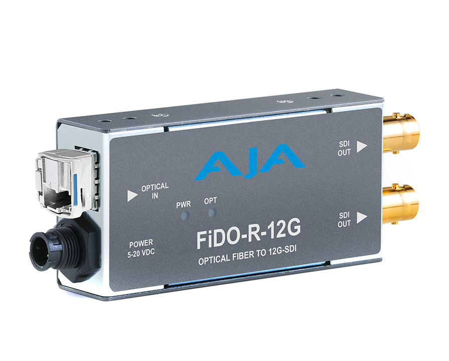 Aja FIDO R-12G Fiber Receiver (SM/LC)