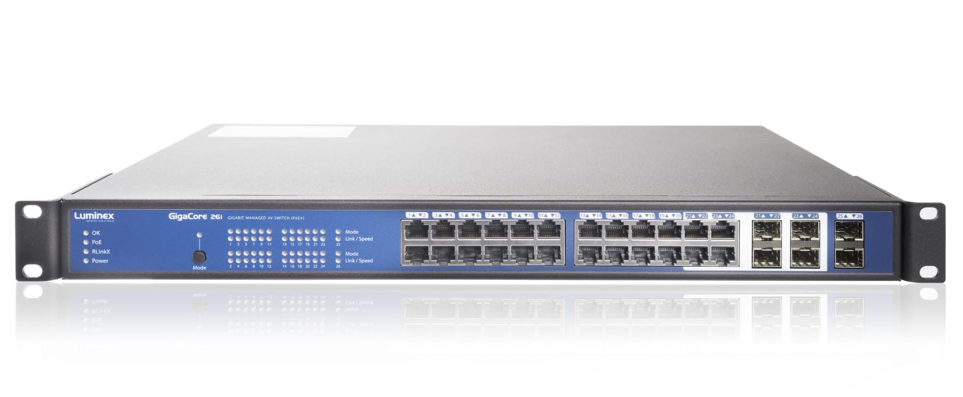 SoCal Rentals - Luminex Gigacore 26i POE + Ethernet Switch