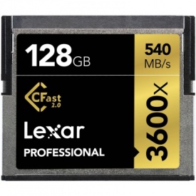 Lexar 128GB 540MB CFast 2.0 Card