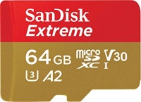 SanDisk 64GB Extreme UHS-1 Micro SDXC Memory Card