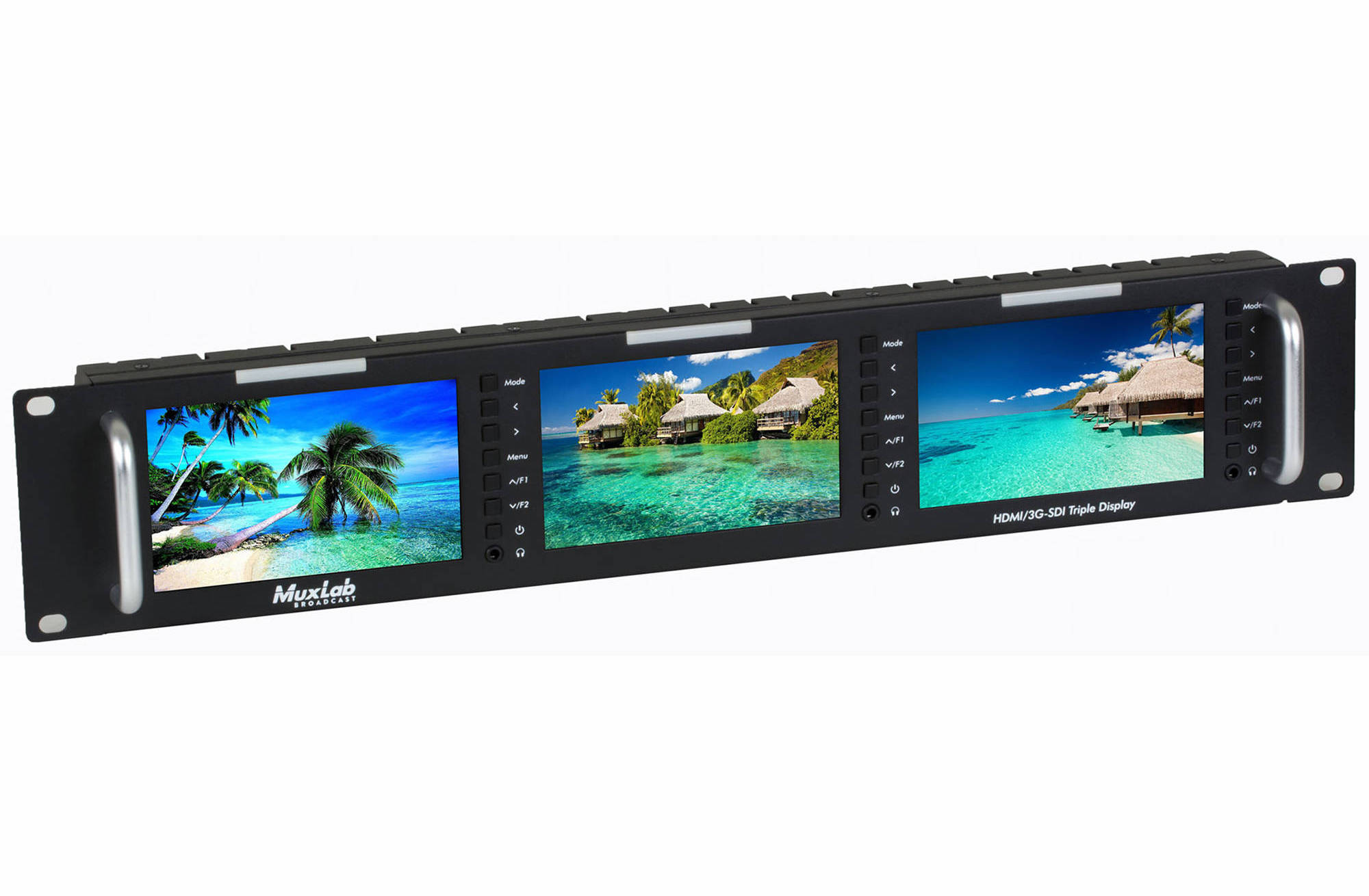 Muxlab 5" HDMI/3G SDI Triple Display